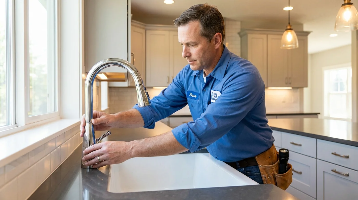 Kitchen faucet installation by Johns Plumbing LLC in Bradenton Beach